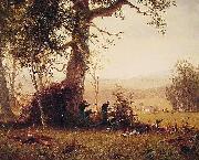 Albert Bierstadt, Guerrilla_Warfare (Picket Duty In Virginia)